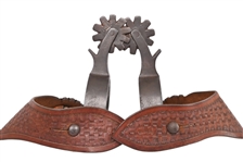 Johnny Mullen Pattern Powder River Marked Spurs