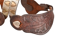 Crockett Marked 4-Heart Pattern Spurs