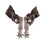 Crockett & Montana Brand L7 Marked Spurs & Straps