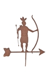 Blacksmith Made Indian Chief Weathervane