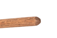 Indian Catlinite Pipe with Oak Stem