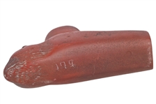 Catlinite Indian Carved Beaver Pipe
