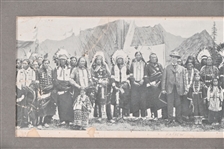 Buffalo Bill Wild West Show Panoramic Photo 1911