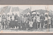 Buffalo Bill Wild West Show Panoramic Photo 1911
