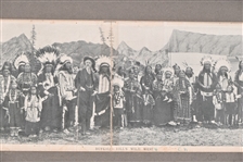 Buffalo Bill Wild West Show Panoramic Photo 1911