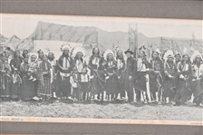 Buffalo Bill Wild West Show Panoramic Photo 1911