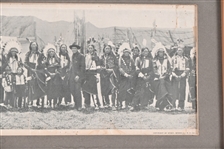 Buffalo Bill Wild West Show Panoramic Photo 1911