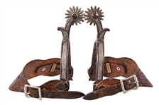 AB Buermann Double Mounted Spurs