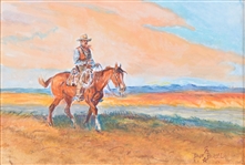 Dave Powell Original Painting Sunset Colors