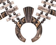 Tommy Singer Navajo Indian Gold & Silver Necklace