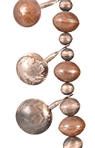 Vintage Indian Pawn Silver Coin Necklace