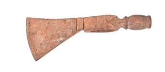 Antique Hand Forged Iron Pipe Tomahawk Head