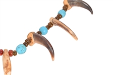 Indian Made Grizzly Claw & Tooth Necklace