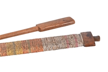 Indian Quilled Flat Pipe & Tamper