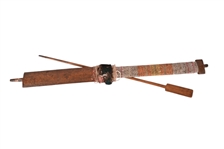 Indian Quilled Flat Pipe & Tamper
