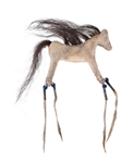 Indian Beaded Child's Toy Horse
