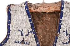 Plains Indian Sioux Beaded Child's Vest