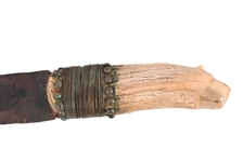 Crow Indian Painted Knife & Parfleche Sheath