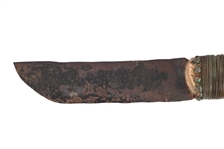 Crow Indian Painted Knife & Parfleche Sheath