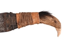 Blackfeet IndianCarved & Beaded Bag Knife