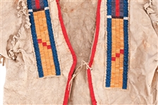 Rare Mandan Indian War Shirt