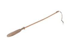 Rare Indian Rawhide Drum With Painted Buffalo