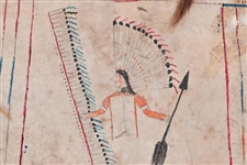 Ornate Wind River Indian Reservation Dance Shield