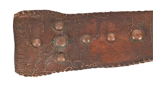 Large Bone Handle Indian Knife & Spotted Sheath
