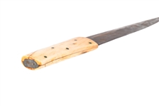 Large Bone Handle Indian Knife & Spotted Sheath
