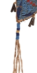 Indian Beaded Sheath & Brass-Tacked Patch Knife
