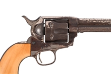Colt 1873 SAA Early Nickel .44-40 Revolver
