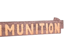 Winchester Arms & Ammunition Advertising Sign