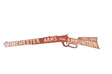 Winchester Arms & Ammunition Advertising Sign
