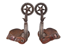 Unmarked Personalized Custom Spurs Dated 1889