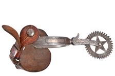 Unmarked Personalized Custom Spurs Dated 1889