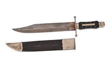 Scarce Bown & Tetley Pittsburgh Marked Bowie Knife