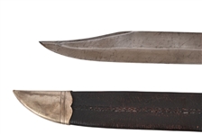 Scarce Bown & Tetley Pittsburgh Marked Bowie Knife