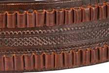 Rare R.A. Bennett Wyoming Double Cartridge Belt