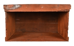 Antique Heiser Saddle Colorado Wood Shipping Crate