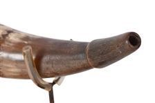 Wind River Reservation Scrimshaw Powder Horn 1850