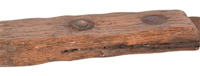 Indian Trade Knife & Painted Parfleche Scabbard