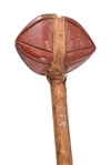 Indian War Club With Carved Catlinite Head