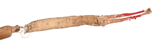 Indian War Club With Carved Catlinite Head