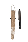 Wells Fargo Knife & Kiowa Fully Beaded Sheath
