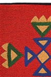 Large Indian Beaded Plateau Bag