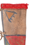 Crow Indian Parfleche Feather Holder