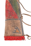 Crow Indian Parfleche Feather Holder