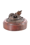 Gary R. Swanson Fallen Monarch Bronze Ram