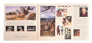 Gary R. Swanson Portfolio With Bronze Inlay