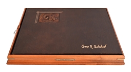 Gary R. Swanson Portfolio With Bronze Inlay